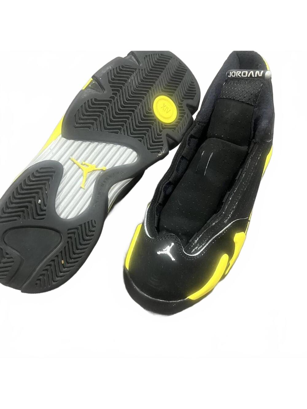 Air Jordan‎ 14 Retro Low 'Laney' – Black Yellow | Size 6Y